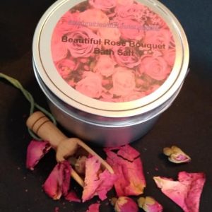 Beautiful Rose Bouquet Bath Salt